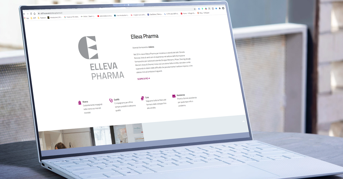 Finalmente online il nuovo portale Elleva Pharma